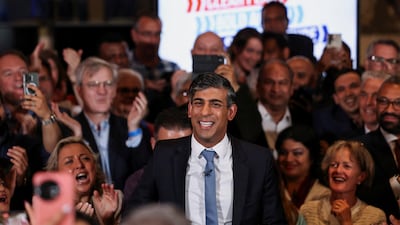 Mr Sunak pleads for Conservative voters to stay true and avoid a Labour 'supermajority'. Reuters