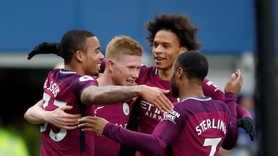 Manchester City can win the Premier League title against Manchester United in their next match. Carl Recine / Reuters