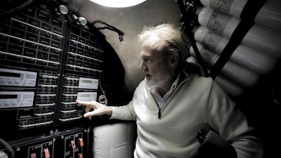 Victor Vescovo on board the DSSV Pressure Drop