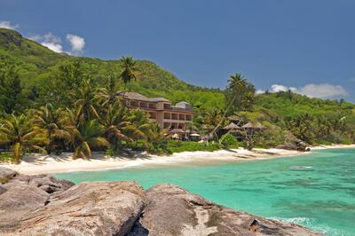 Hotels blend into the natural beauty of Seychelles. Courtesy Doubletree by Hilton Seychelles Allamanda Resort & Spa