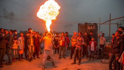 Poush Sankranti celebrations in Old Dhaka, Bangladesh. EPA