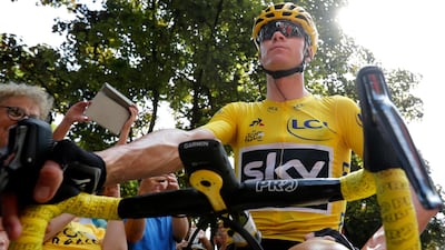 According to news reports, Chris Froome is reportedly set to be banned from competing in the Tour de France. EPA/Guillaume Horcajuelo