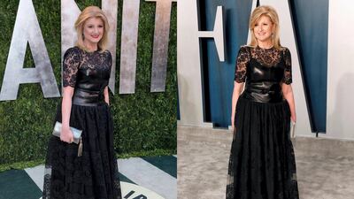 Arianna Huffington is a huge advocate for re-wearing dresses. After the Oscars, she said “When you own something you love, wear it again and again. It saves time, money, mindshare and the environment!” AFP/ Getty