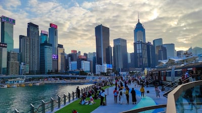 Third is Hong Kong. Getty Images