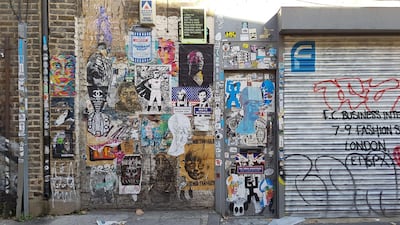 The street art scene in Shoreditch changes daily. Photo by Rosemary Behan