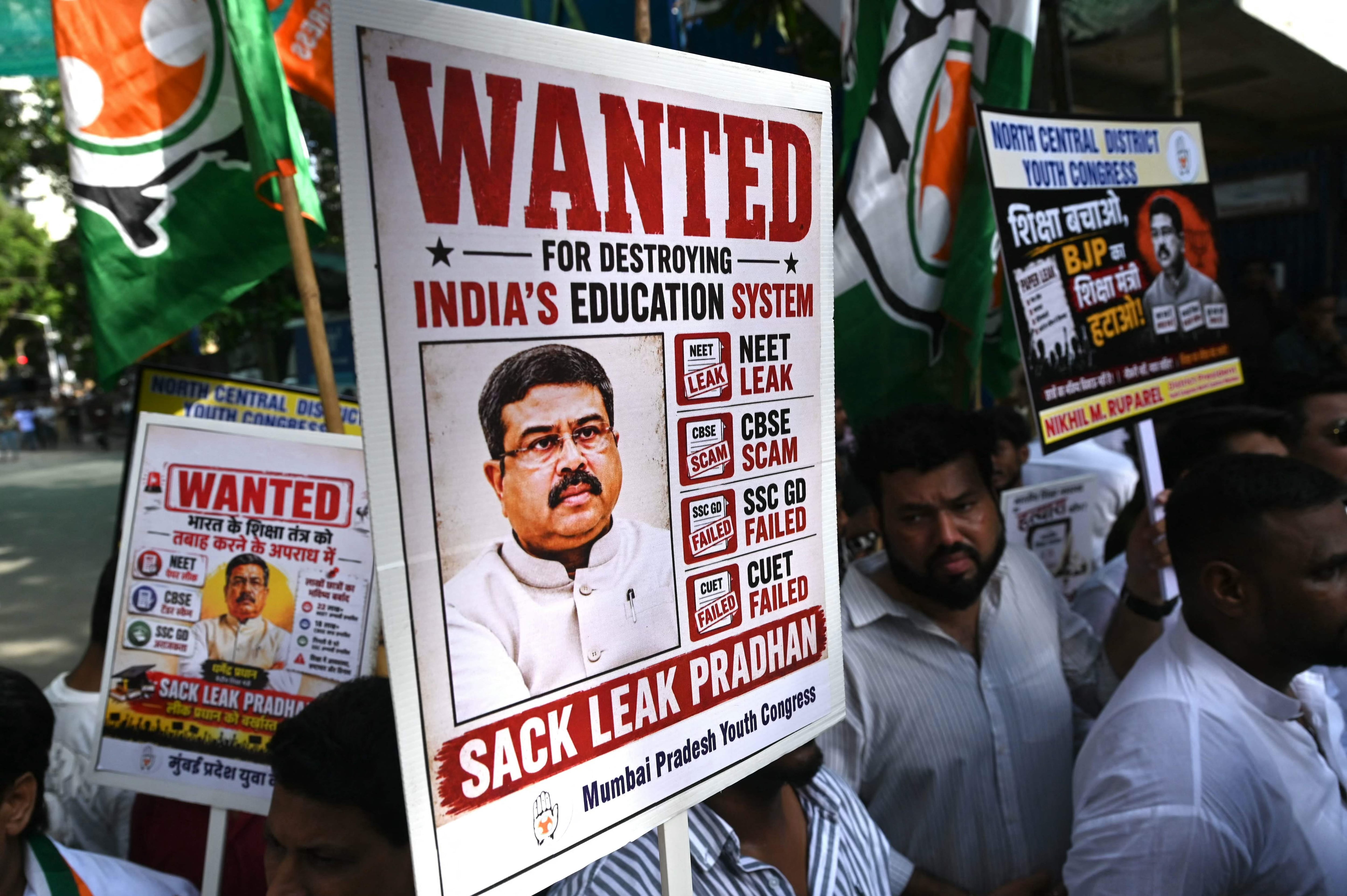 Image linked from the original feed: 'Cockroach' protests: India's Education Minister resigns after weeks of student unrest