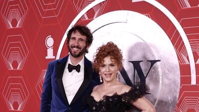 Josh Groban and Bernadette Peters. AFP