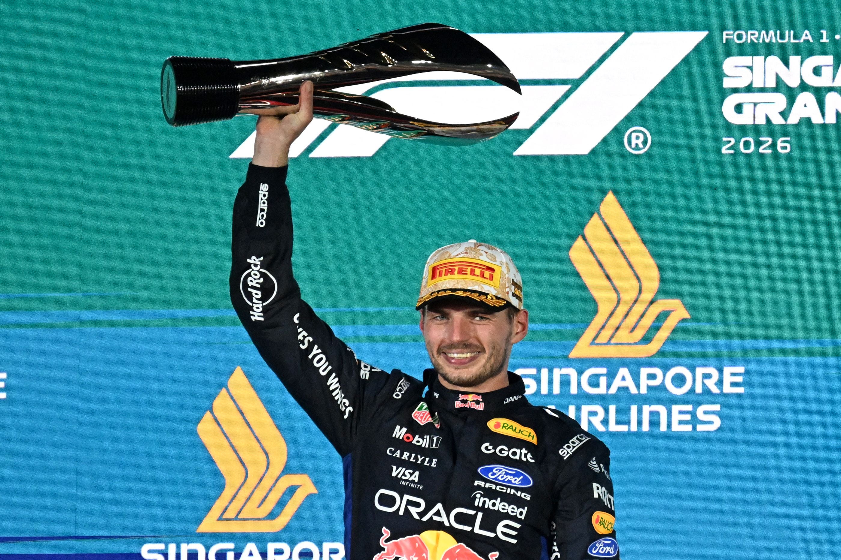Max Verstappen wins Singapore GP; Kimi Antonelli closes in on title