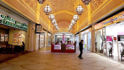 The Tunisia court in Ibn Battuta Mall. Pawan Singh / The National