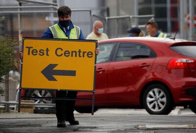 Drive-through testing facilities have been opened across the country. Reuters