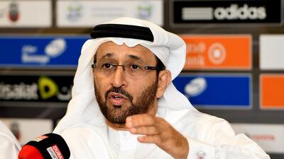 Yousef Al Serkal , the president of the UAE FA, says pressure is on all teams to perform at the Gulf Cup of Nations. Courtesy UAE FA
