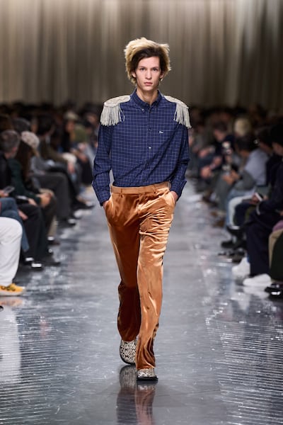 Creative director Jonathan Anderson channels his inner poet in this lavish collection. Photo: Dior