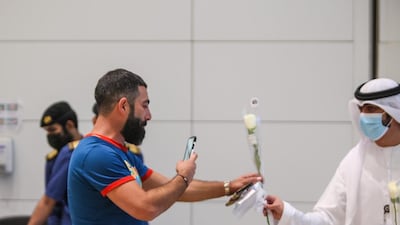 The gesture aimed to show support for the Lebanese people. Courtesy: Dubai Customs