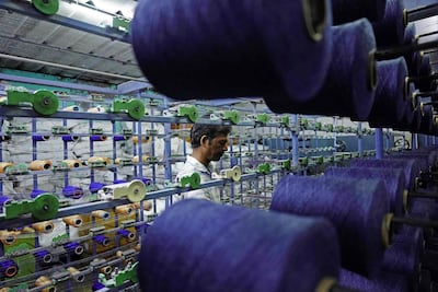 A textile mill in Bhilwara, Rajasthan. Under the agreement, India will get duty-free access to British markets for its textile products. AFP