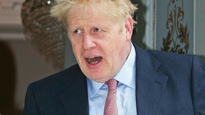 Boris Johnson is the top contender for the leadership of the Conservative party . AP