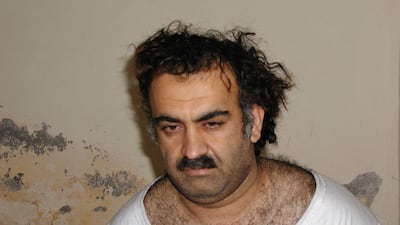 Khalid Sheikh Mohammed, pictured in 2003, is accused of masterminding the 9/11 attacks. Alamy