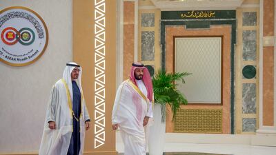 In a speech at the summit, Sheikh Mohamed stressed the importance of opening humanitarian corridors to transport medical and relief aid to the Gaza Strip