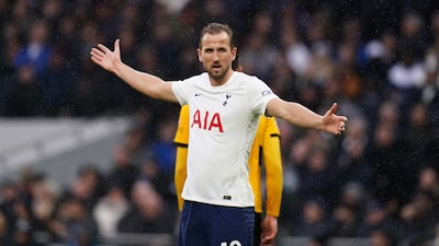 Tottenham striker Harry Kane during their recent Premier League defeat at home to Wolves. PA