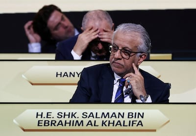President of the Asian Football Confederation, Sheikh Salman bin Ebrahim Al Khalifa. Reuters
