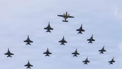 The US military's latest strikes included a 90-minute raid on Greater Tunb, a UAE island occupied and heavily fortified by Iran for decades. US NAVY/AFP