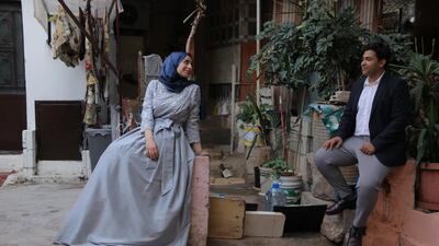 Engagement photos of Rayan Sokkar and Samih Mazien Mahmoud. Omar Ahmad