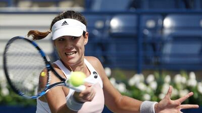 Garbine Muguruza continues to prove herself as one of tennis’ rising stars after defeating fifth seed Agnieszka Radwanska in Dubai. Ahmed Jadallah / Reuters