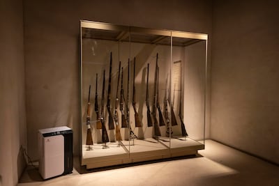 The armoury room inside Sharjah Fort Museum. Antonie Robertson / The National