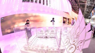 Sheikh Zayed Grand Mosque Centre takes part in the world travel market exhibition in London. Wam