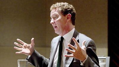 Greg Barker, the British minister of state for energy and climate change, says the energy bill in the UK is aimed at encouraging investment. Christopher Pike / The National