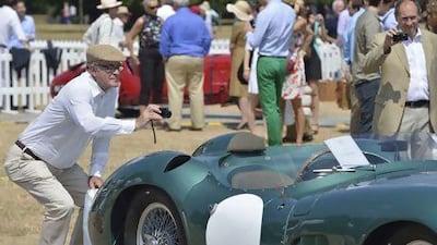 Visitors of all ages are captivated by the DBR1, widely recognised as one of the most beautiful competition cars of all time, winning Le Mans in 1959. Courtesy of Aston Martin