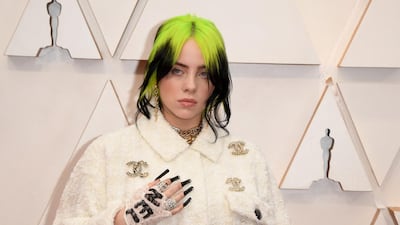 Billie Eilish is the youngest person to write and record a James Bond theme song. AFP