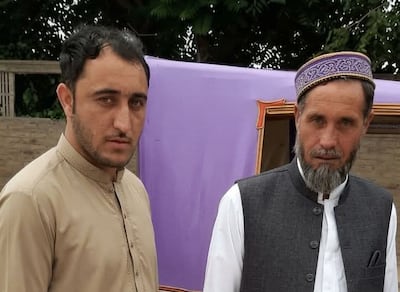 Ismail Khan with a nephew in Pakistan. Photo: Ismail Khan family