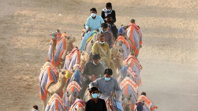 The first races have started back up with safety precautions