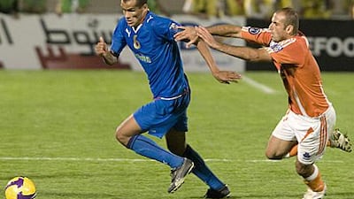 Al Shabab will attempt to keep pace with the decorated Brazilian Rivaldo, left, in the AFC Champions League game at the Al Maktoum Stadium.