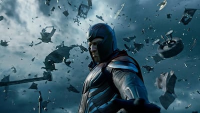 Erik/Magneto Michael Fassbender who has the power to manipulate magnetic fields in X-Men: Apocalypse. Courtesy Twentieth Century Fox