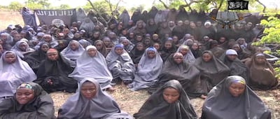 A screengrab from a video of Nigerian Islamist extremist group Boko Haram. AFP