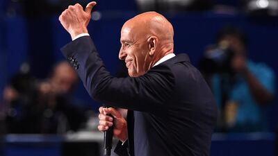 Tom Barrack, CEO of Colony Capital - his firm is said to be among six companies in contention to manage Abraaj $1bn healthcare fund. AFP