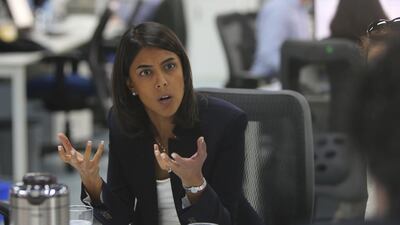 Ambareen Musa, the founder and chief executive of the comparison website Souqalmal.com. Ravindranath K / The National