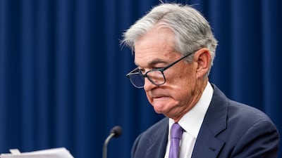 US Federal Reserve chairman Jerome Powell in October. EPA