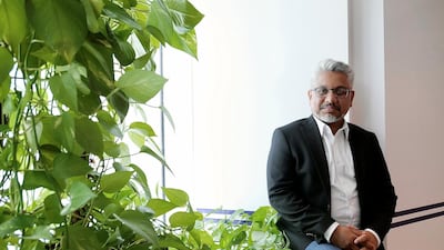 Mohammed Sameer from Meraki Wellbeing Center says alternative therapies are useful to aid Covid-19 recovery. Pawan Singh / The National