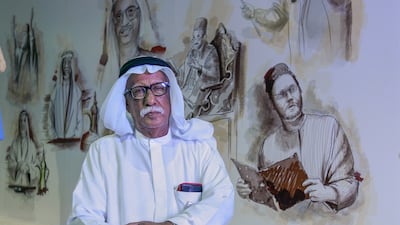 Rashid Al Zari, was told stories by his father and he in turn passed them to his children. Victor Besa for The National