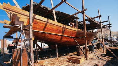 Sur is known for its boats which are hand-built from timber using old-fashioned tools and no mechanisation. Getty Images
