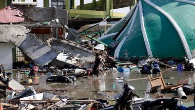 A general view in Talise beach, Palu, Central Sulawesi, Indonesia. EPA