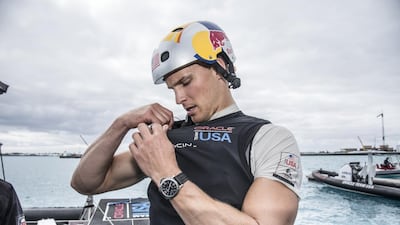 The maximum average weight per sailor is 87.5 kilograms, and team members must weigh in and weigh out every Monday and Friday. Photo by Sam Greenfield