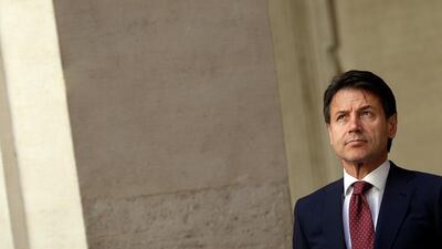 Italian Premier Giuseppe Conte has hinted at fiscal spending that would impact the country’s deficit and elevated debt levels, but volatility is expected in the country for some time. Gregorio Borgia / AP