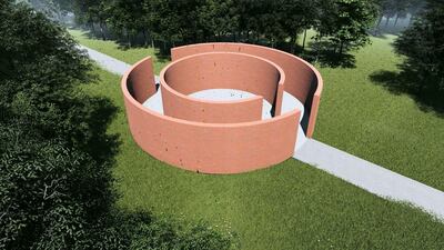 A rendering of the Srihatta entrance