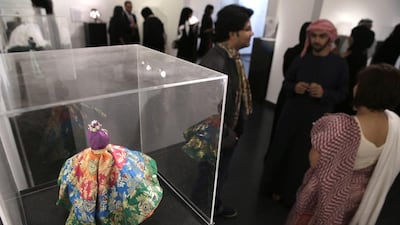 Some of the more glamorous designs were made up of crystals, acrylic pieces, wood, bird’s nests and even metal spikes. The dress styles went from elegant, old-time Edwardian costumes, to bridal outfits and outrageous modern wear.