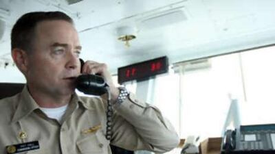 Capt Patrick Hall, commanding officer of the USS Abraham Lincoln, says their assistance comes with no strings attached.