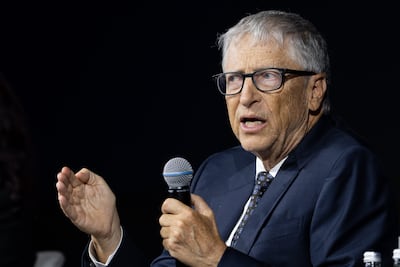 Bill Gates, chairman of the Gates Foundation, in Abu Dhabi. Ryan Lim for The National