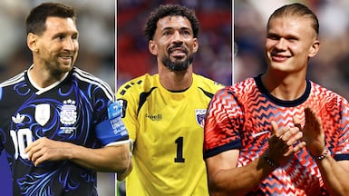 From left: Lionel Messi, Erling Haaland and Vozinha have enjoyed impressive World Cups so far.